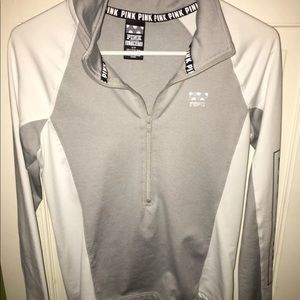 PINK zip up pullover